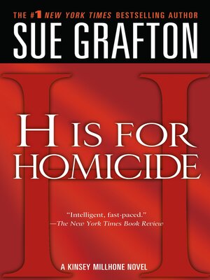cover image of "H" is for Homicide